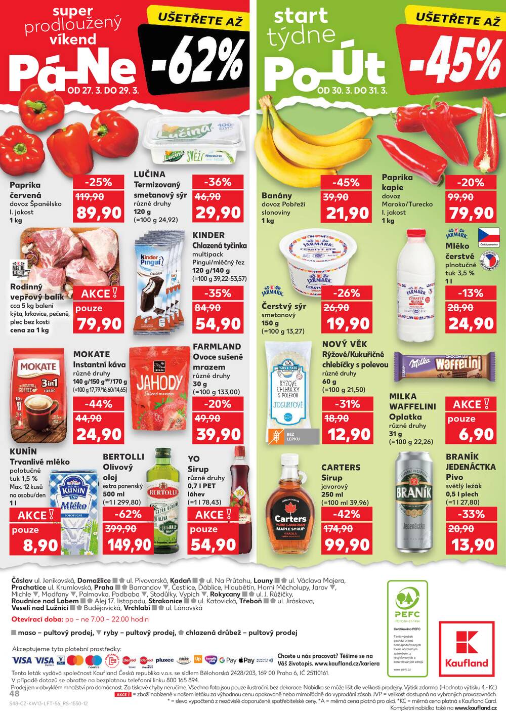 Leták Kaufland - Kaufland 25.3. - 31.3. - Kaufland - Kadaň - strana 48