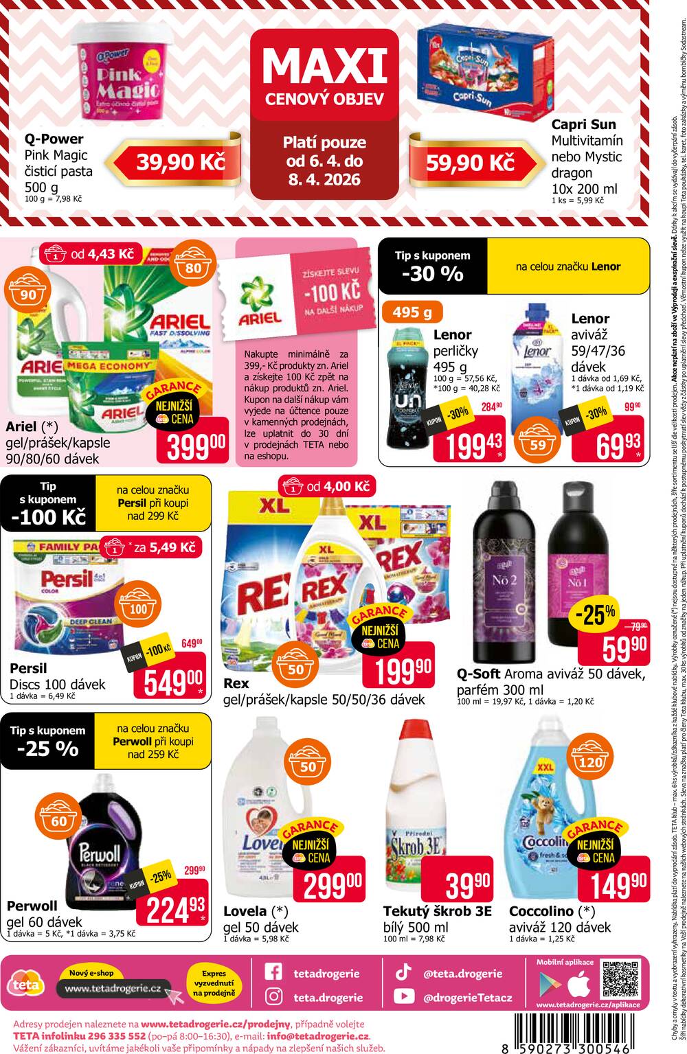 Teta drogerie  od 26.3. do 7.4.2026