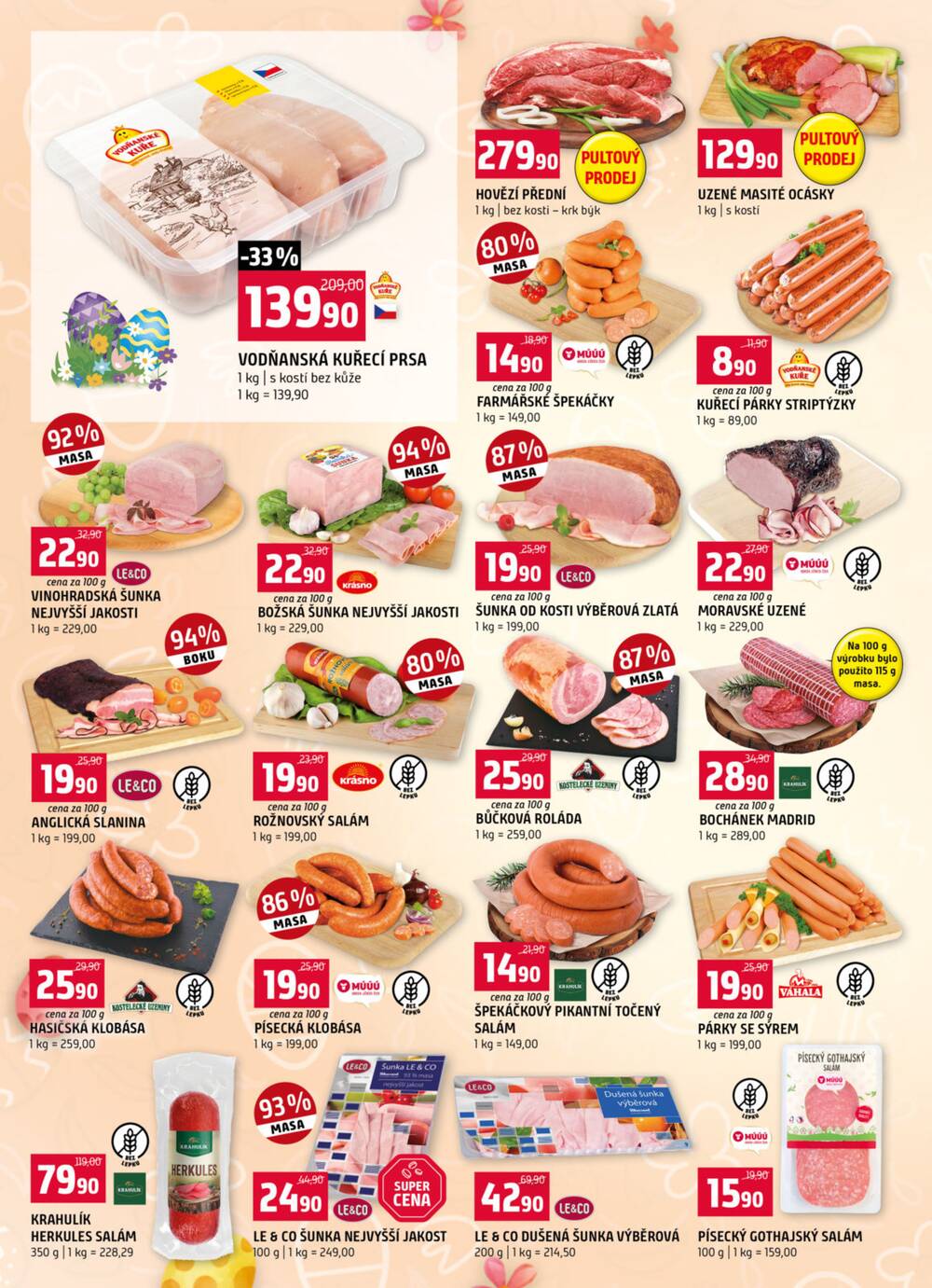 Leták Terno - Terno České Budějovice, Třeboň, Trhové sviny, Bechyně, Týn nad Vltavou od 1.4. do 7.4.2026 - strana 2