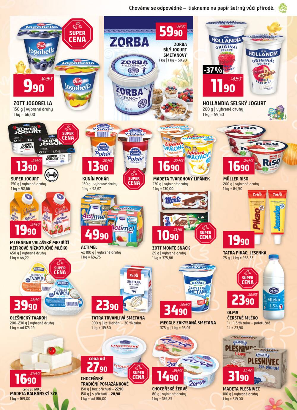 Leták Terno - Terno České Budějovice, Třeboň, Trhové sviny, Bechyně, Týn nad Vltavou od 1.4. do 7.4.2026 - strana 5