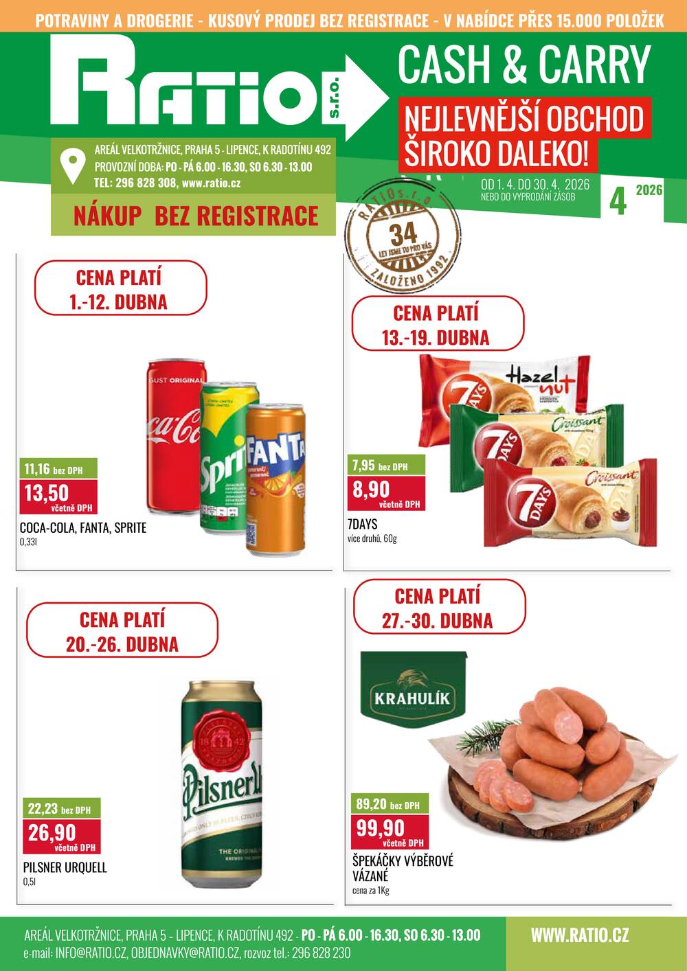 Ratio od 1.4. do 30.4.2026