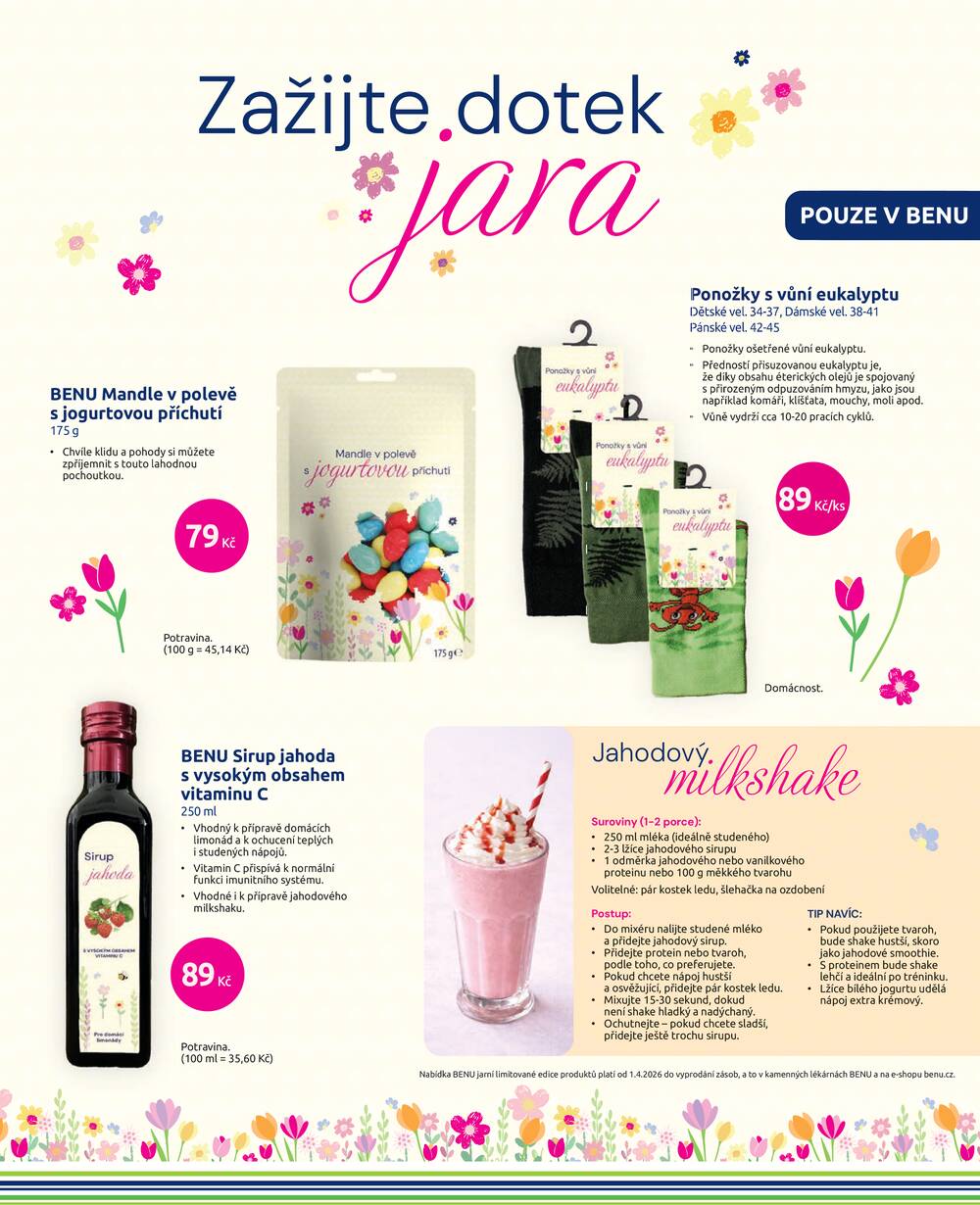 Benu od 1.4. do 30.4.2026