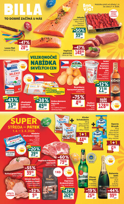 Leták BILLA od 1.4. do 7.4.2026