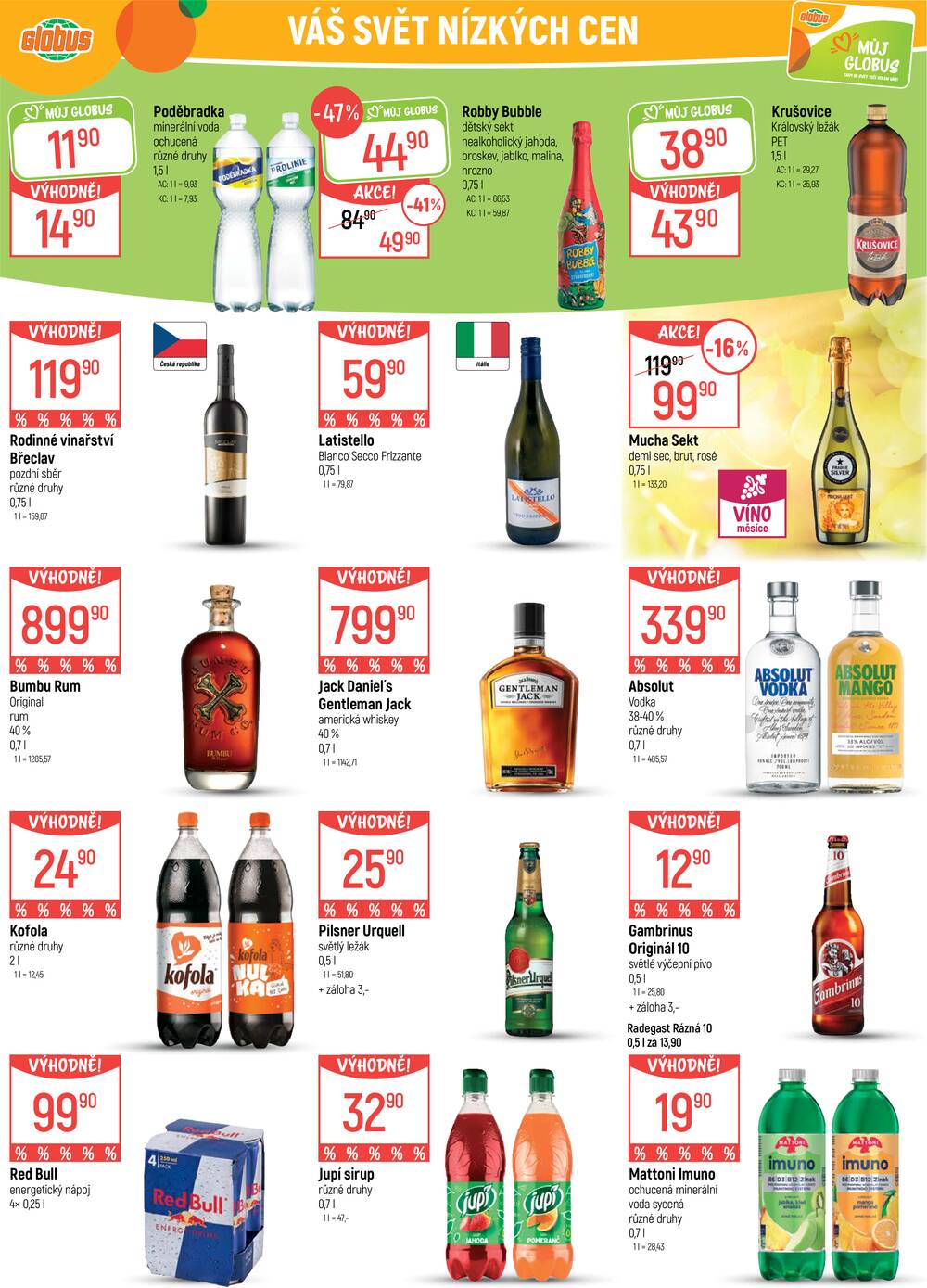 Akční leták Globus 1.4. - 7.4.2026 - Globus Praha - Čakovice