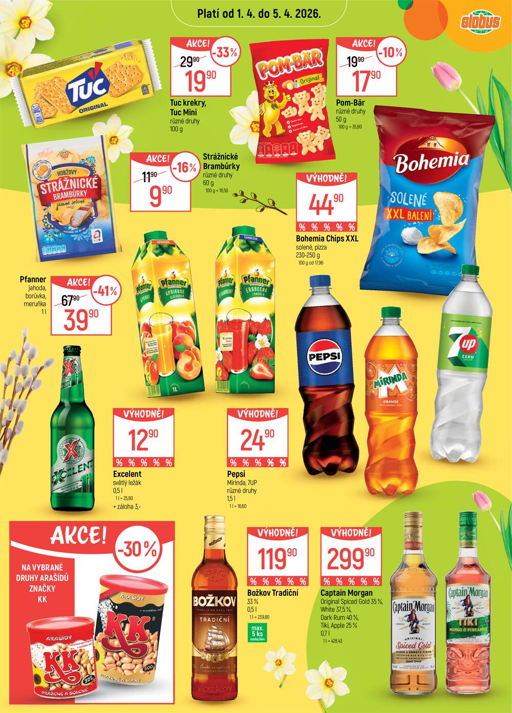 Akční leták Globus 1.4. - 7.4.2026 - Globus Havířov