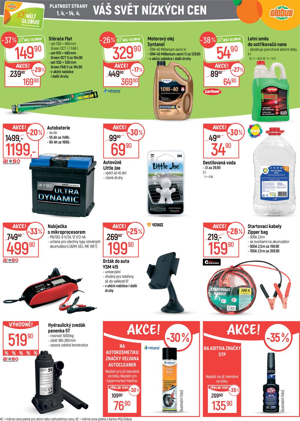 Akční leták Globus 1.4. - 7.4.2026 - Globus Havířov
