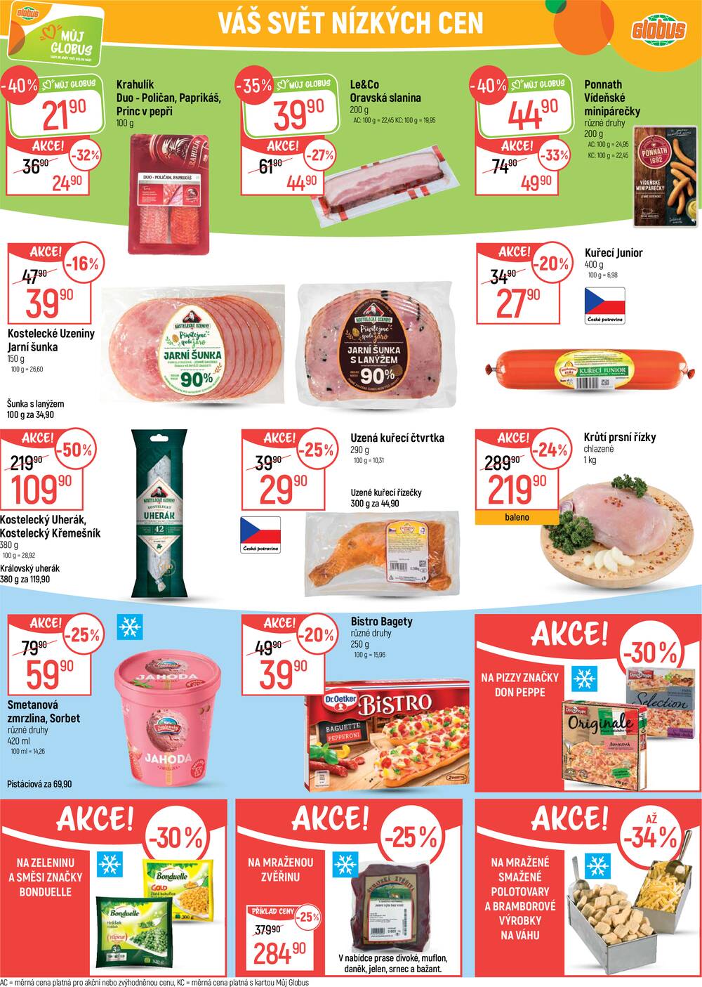 Akční leták Globus 1.4. - 7.4.2026 - Globus Jenišov u Karlových Varů