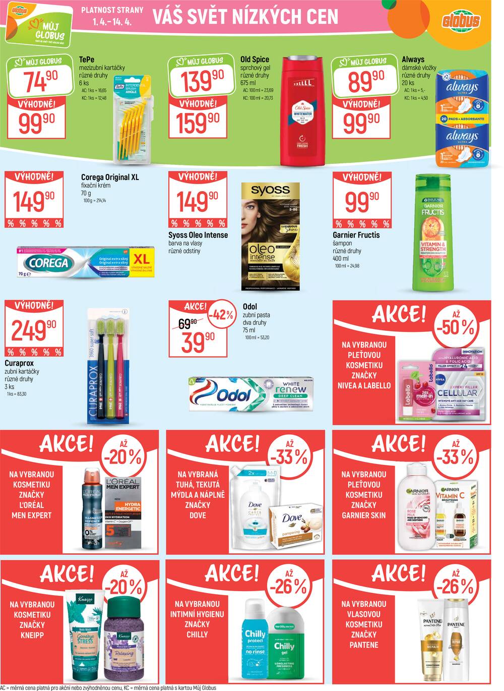 Akční leták Globus 1.4. - 7.4.2026 - Globus Jenišov u Karlových Varů