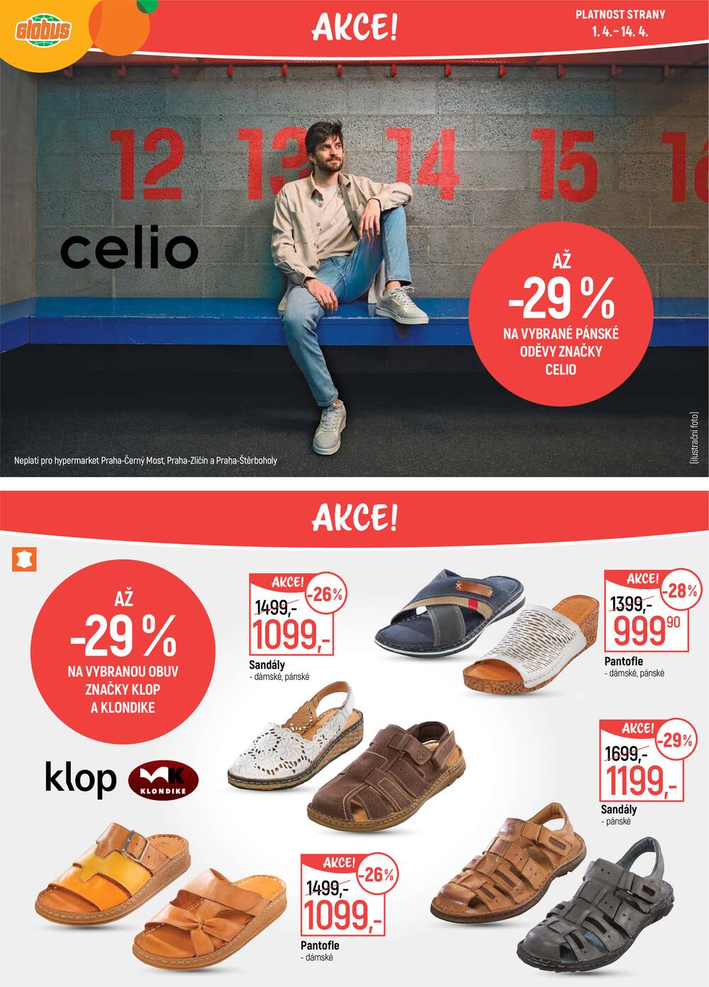 Akční leták Globus 1.4. - 7.4.2026 - Globus Jenišov u Karlových Varů
