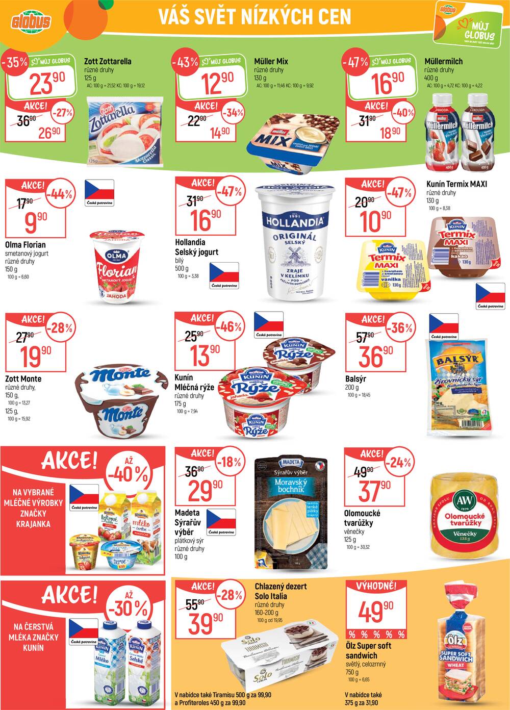 Akční leták Globus 1.4. - 7.4.2026 - Globus Olomouc