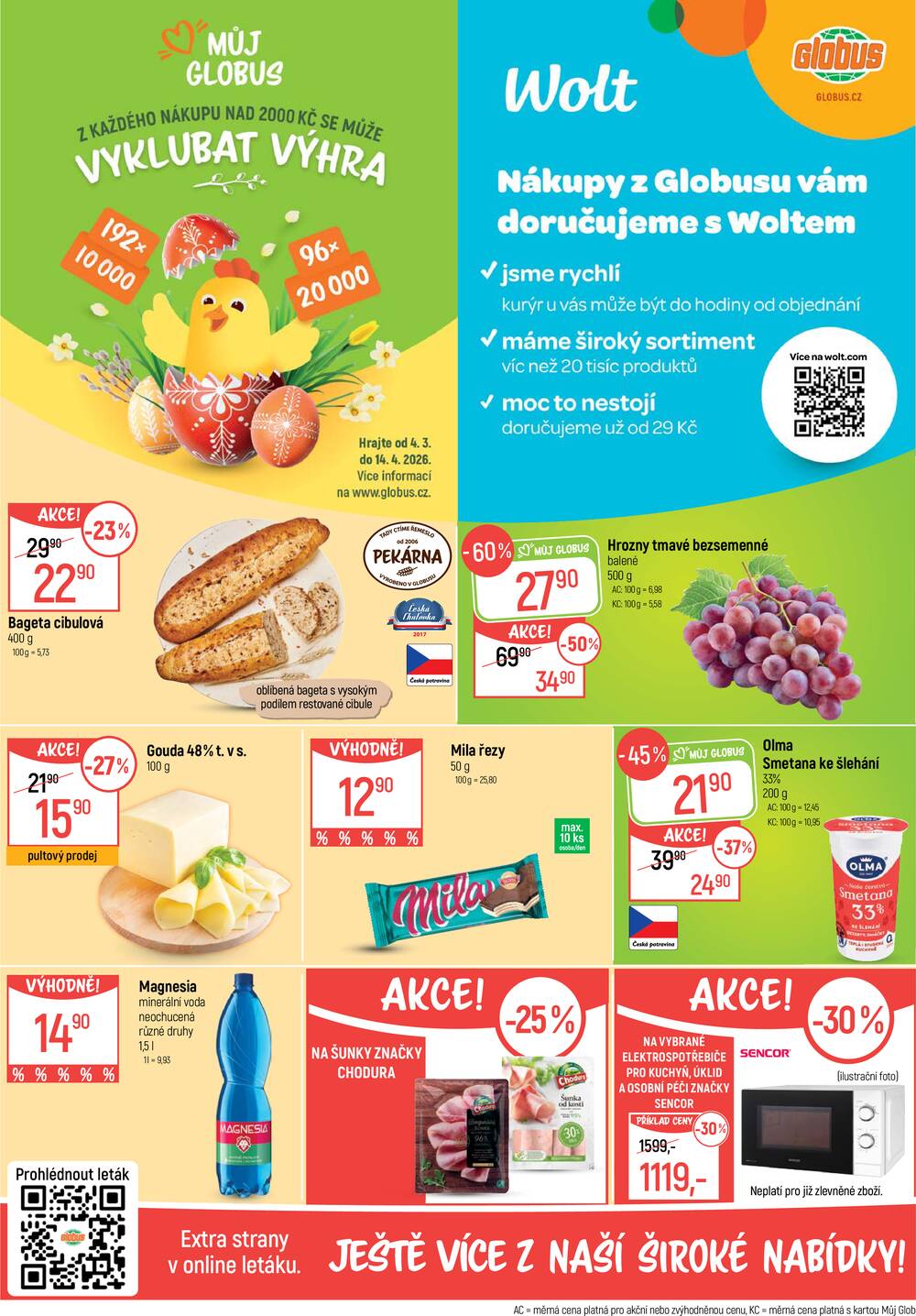 Akční leták Globus 1.4. - 7.4.2026 - Globus Opava