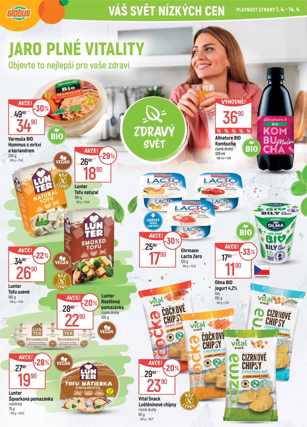 Akční leták Globus 1.4. - 7.4.2026 - Globus Opava