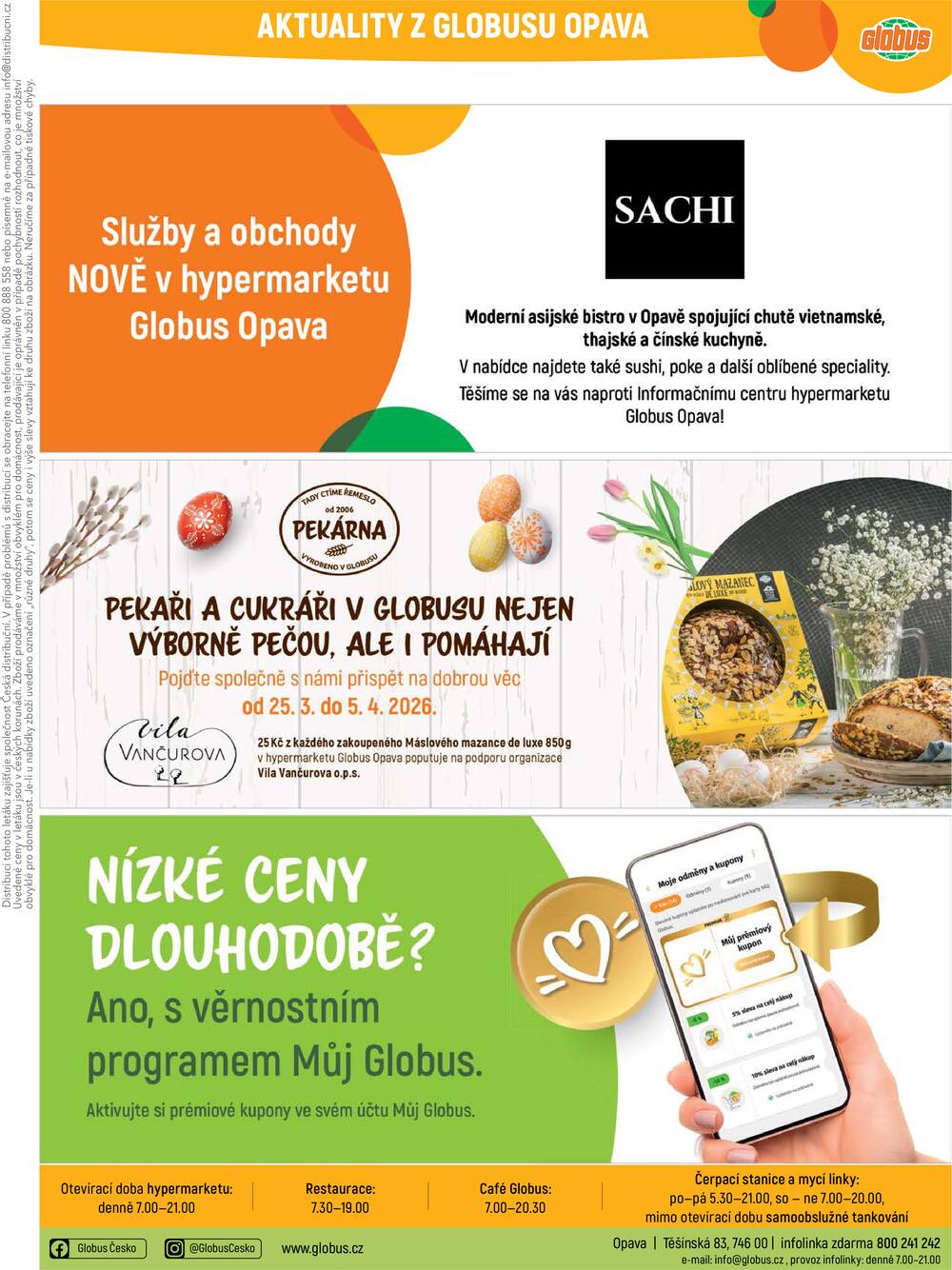 Akční leták Globus 1.4. - 7.4.2026 - Globus Opava