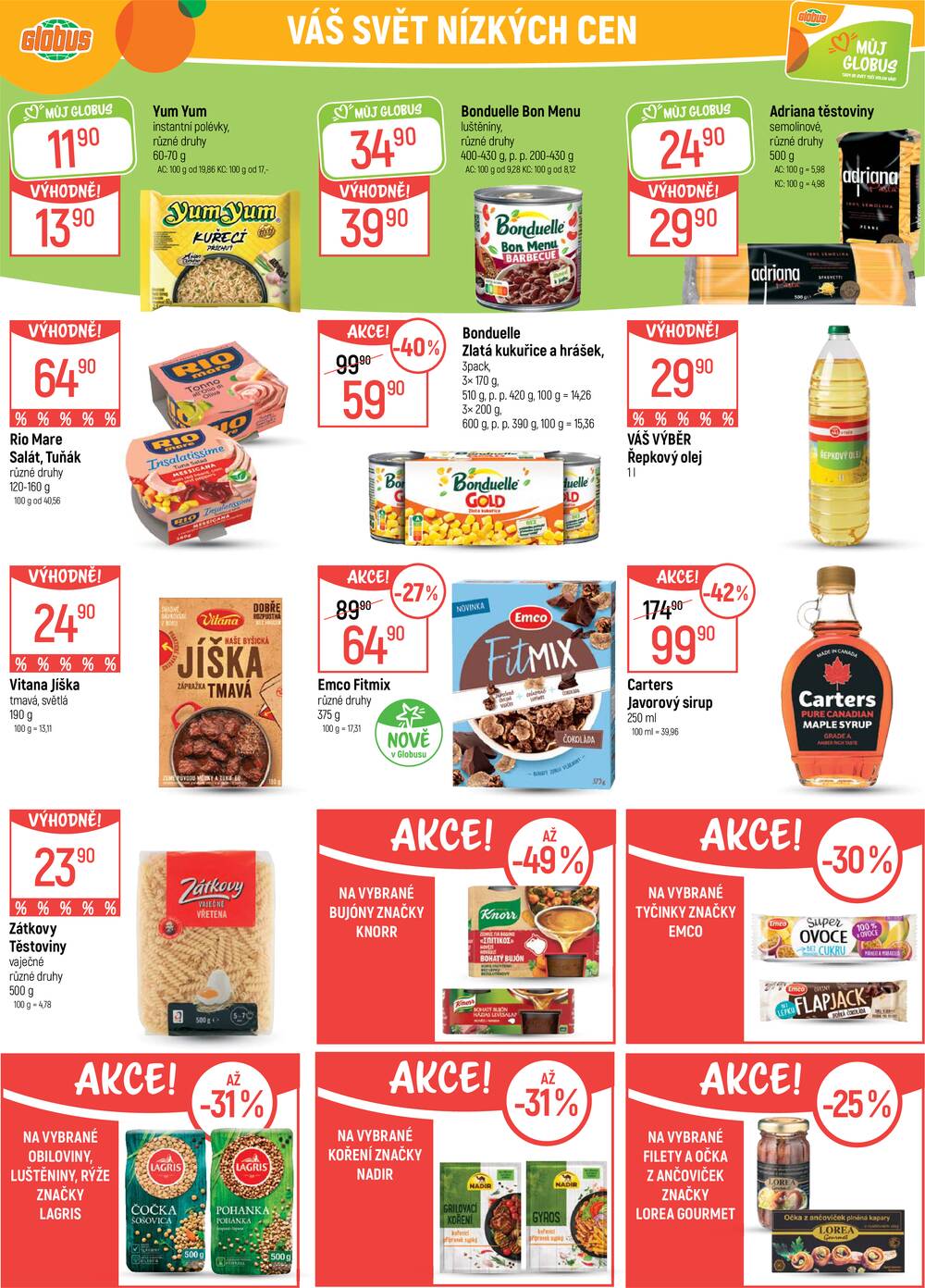 Akční leták Globus 1.4. - 7.4.2026 - Globus Pardubice