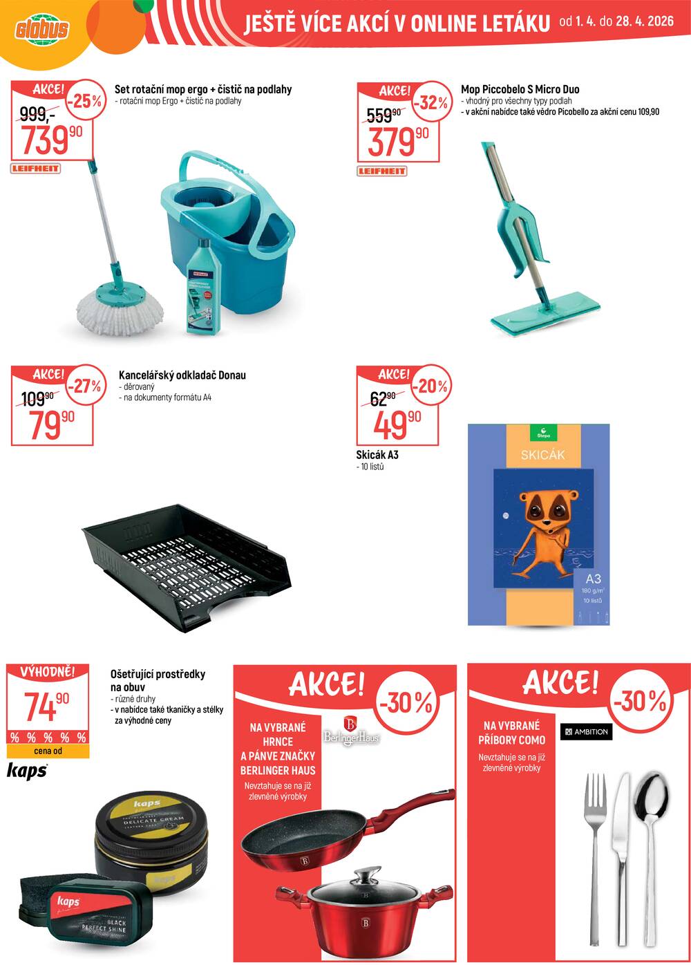 Leták Globus - Akční leták Globus 1.4. - 7.4.2026 - Globus Praha - Štěrboholy - strana 41
