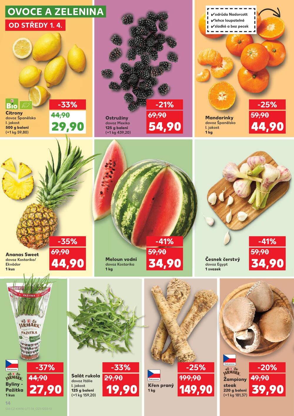 Leták Kaufland - Kaufland 1.4. - 7.4. - Kaufland Praha-Barrandov - strana 14 Leták Kaufland - Kaufland 1.4. - 7.4. - Kaufland Praha-Barrandov - strana 14