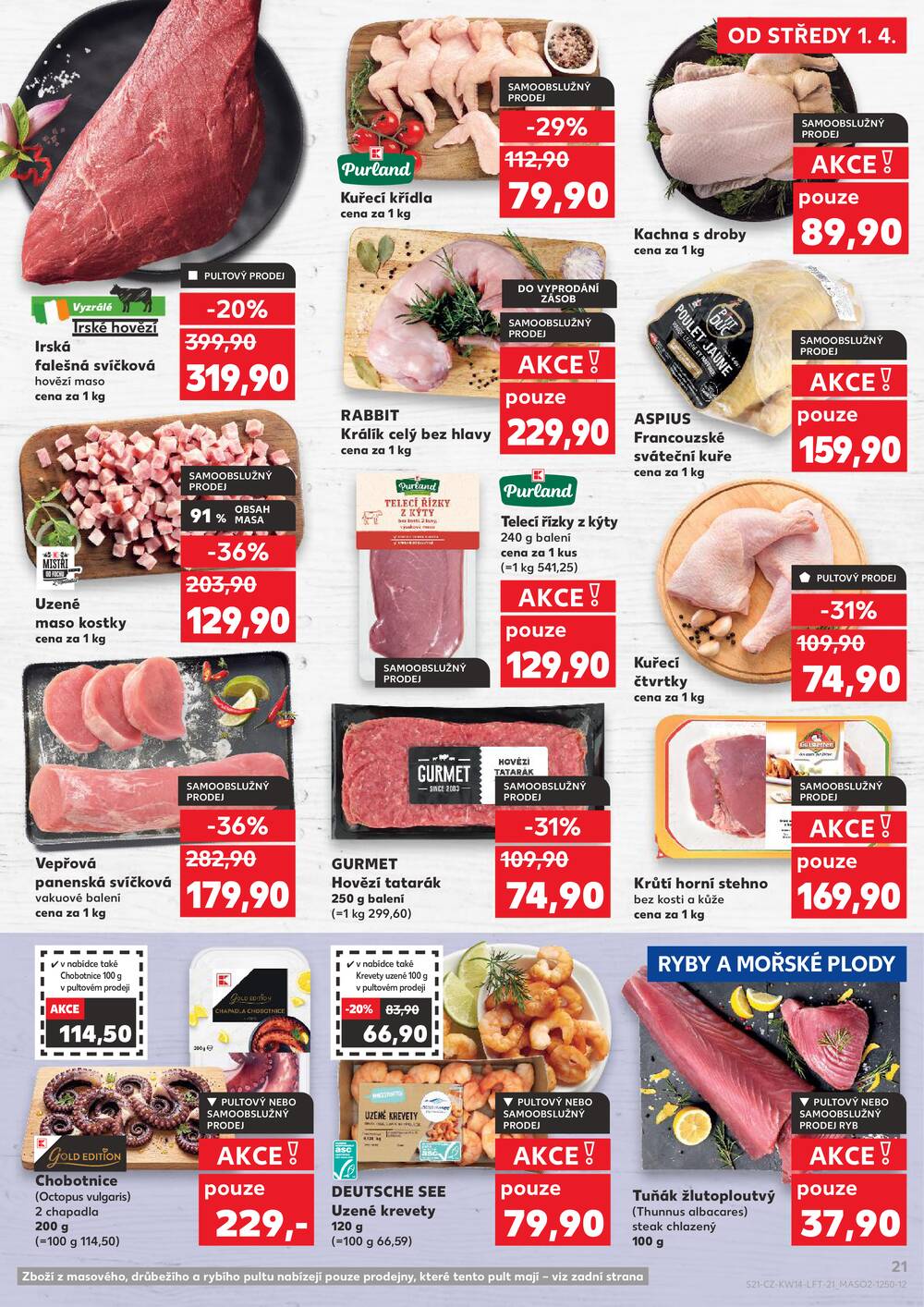 Kaufland 1.4. - 7.4. - Kaufland - Jablonec nad Nisou (U Kostela)