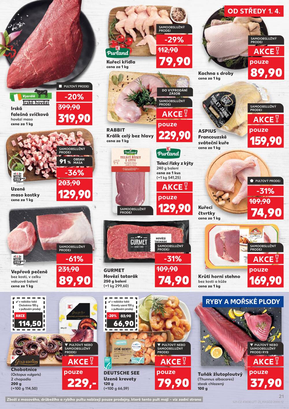 Kaufland 1.4. - 7.4. - Kaufland - Třinec - Lyžbice