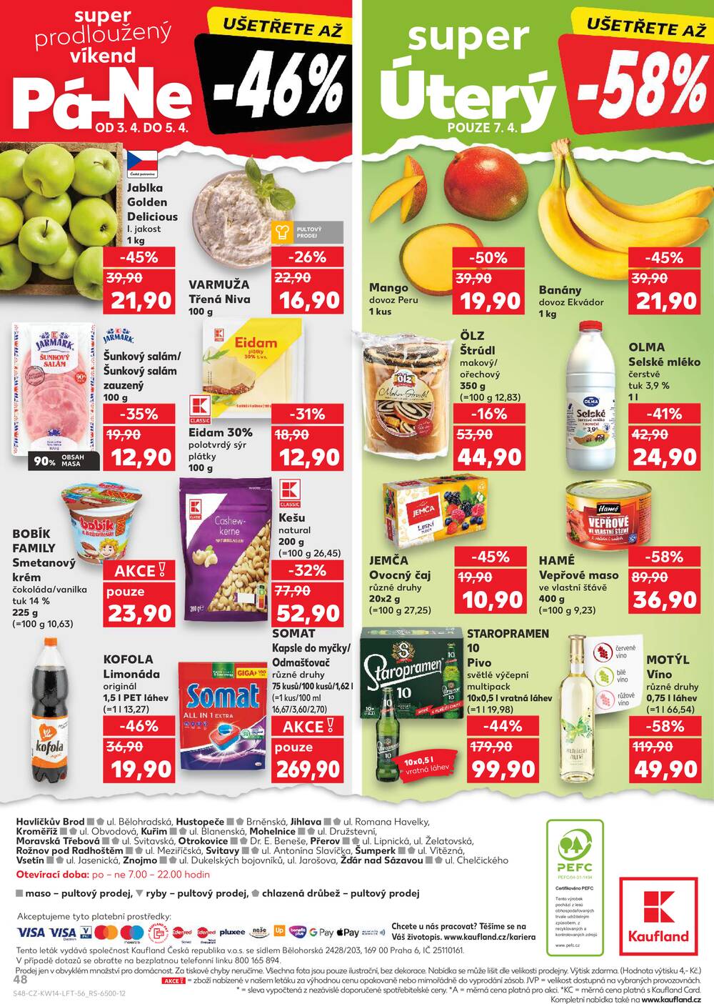 Kaufland 1.4. - 7.4. - Kaufland - Havlíčkův Brod