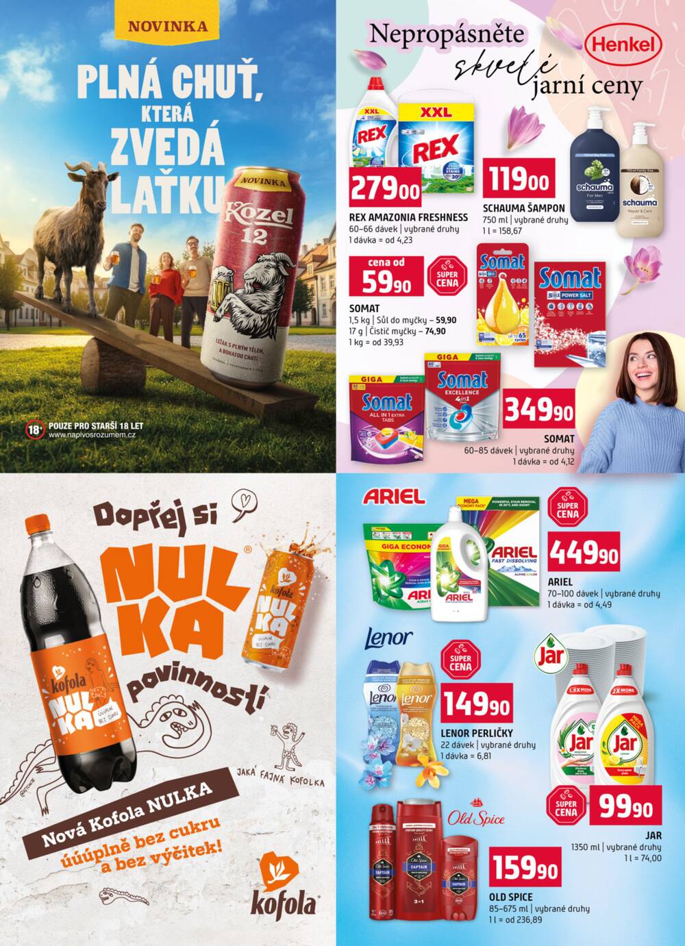 Leták Terno - Terno Zlín, Jihlava, Český Krumlov, Prachatice, Strakonice a Tábor od 8.4. do 14.4.2026 - strana 16