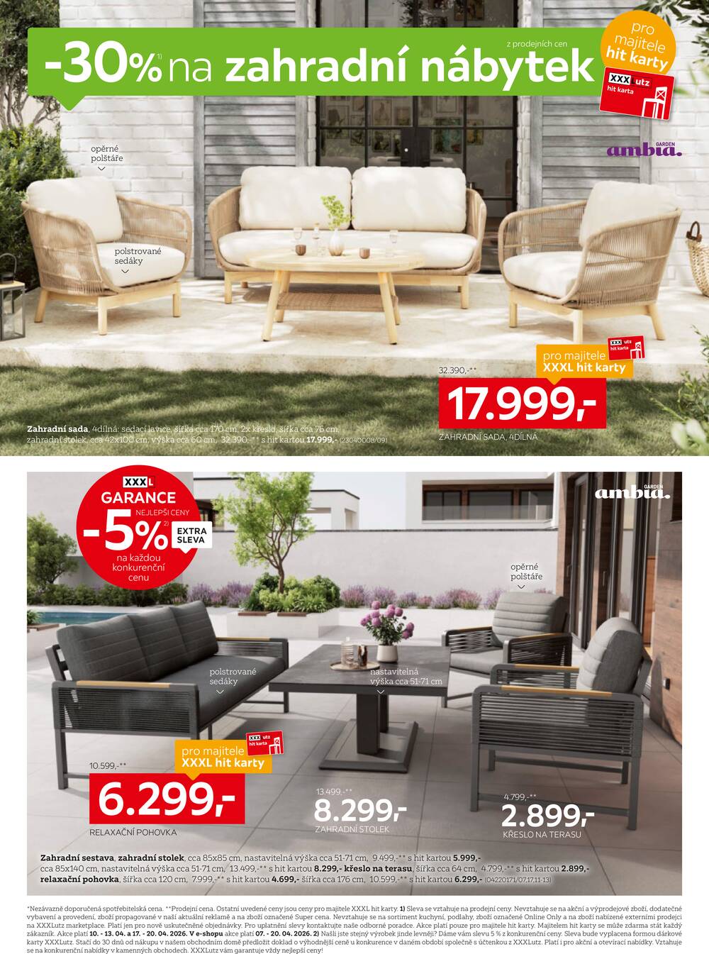 XXXLutz od 7.4. do 19.4.2026