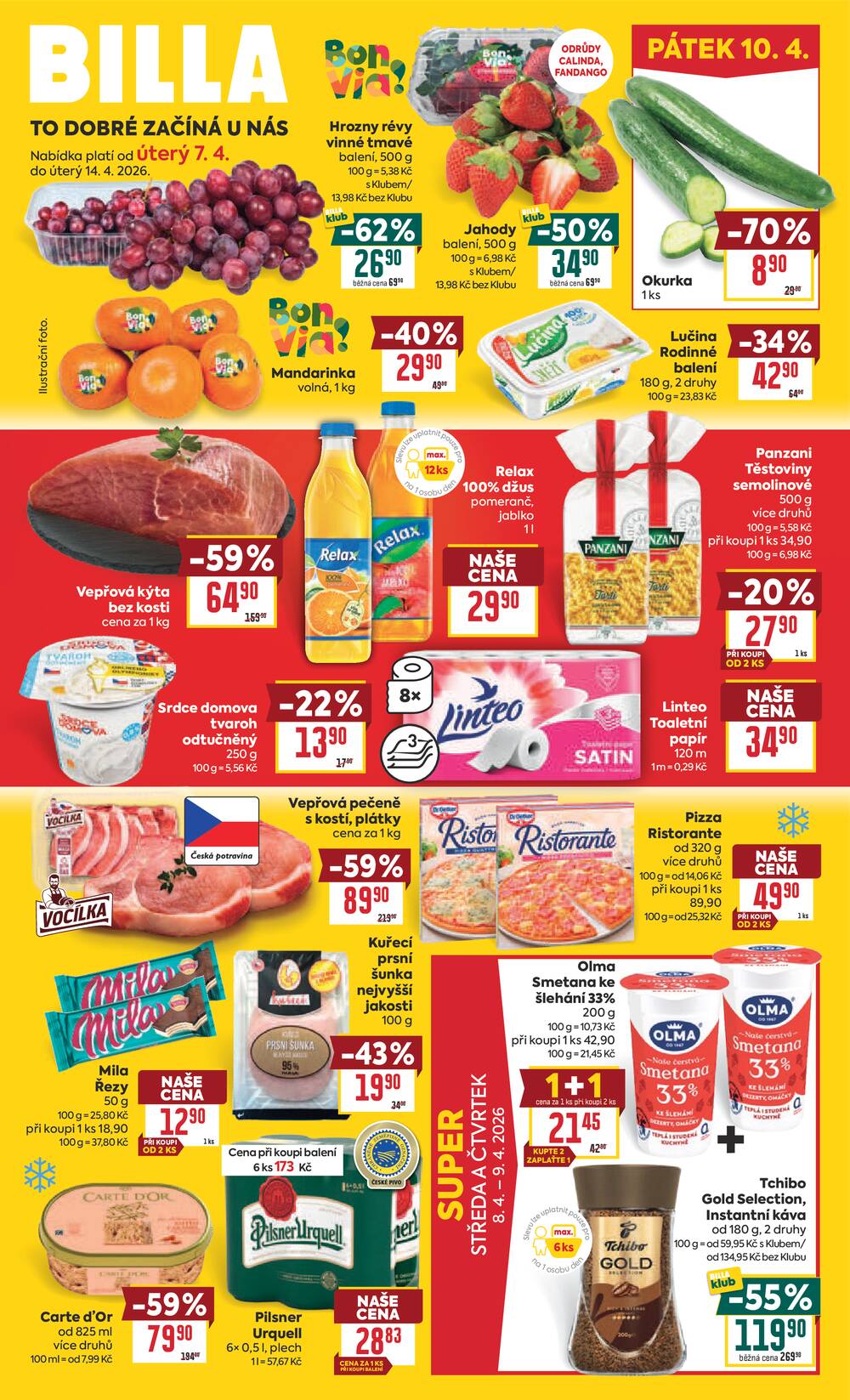 BILLA od 7.4. do 14.4.2026