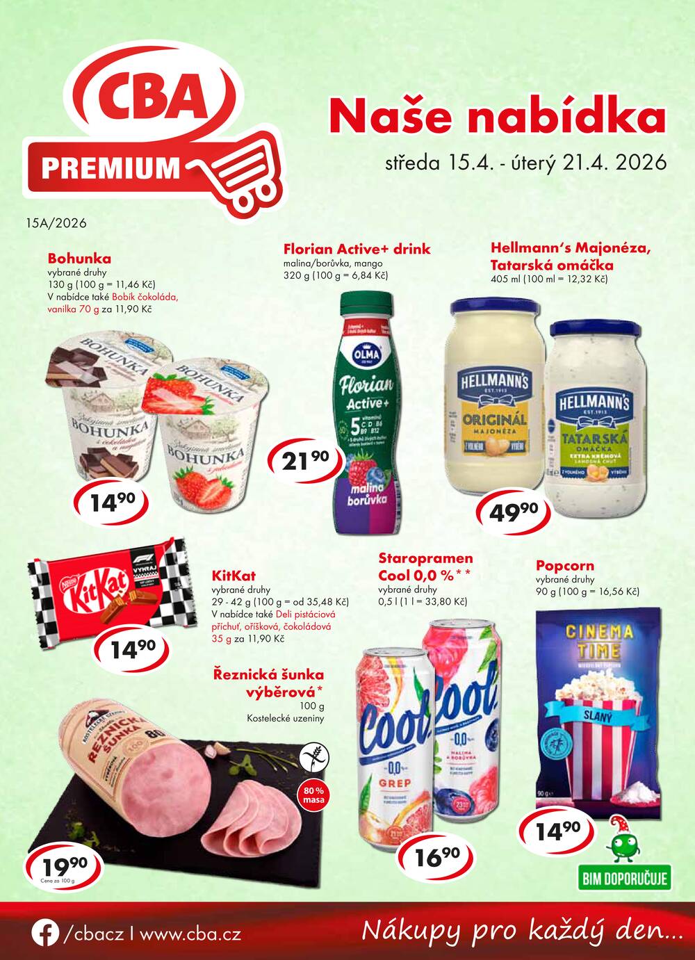 CBA Premium od 15.4. do 21.4.2026