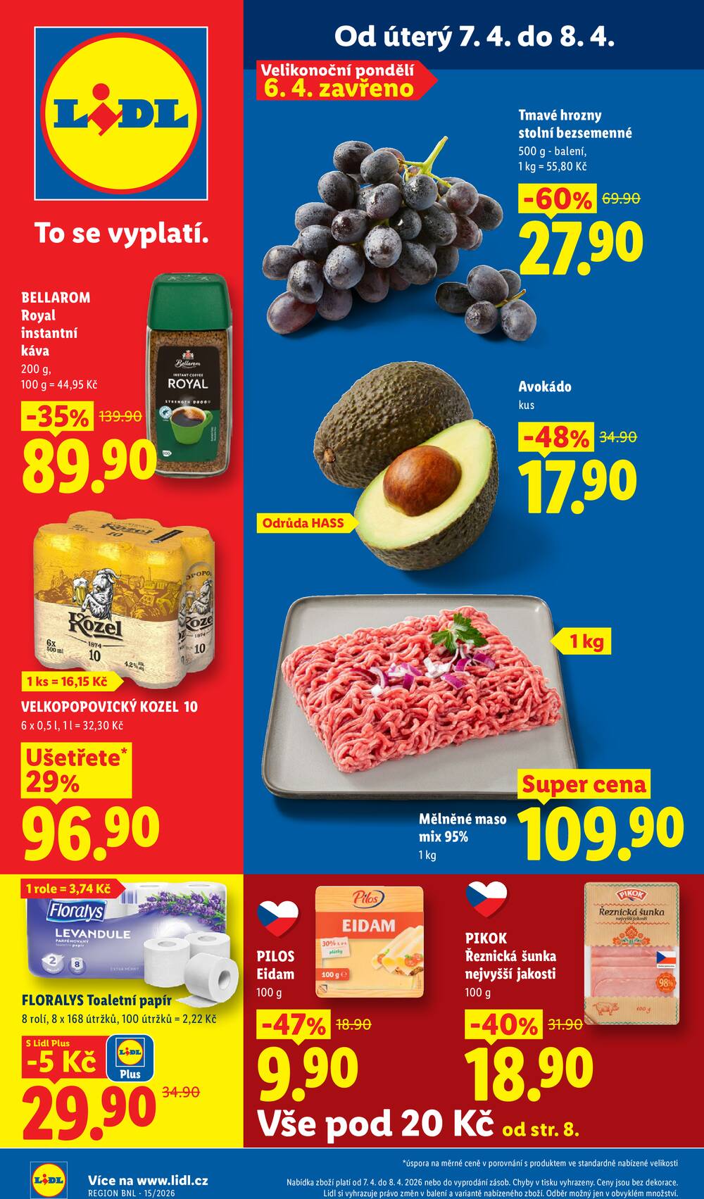Leták Lidl - Lidl od 7.4. do 8.4.2026 - strana 1 Leták Lidl - Lidl od 7.4. do 8.4.2026 - strana 1