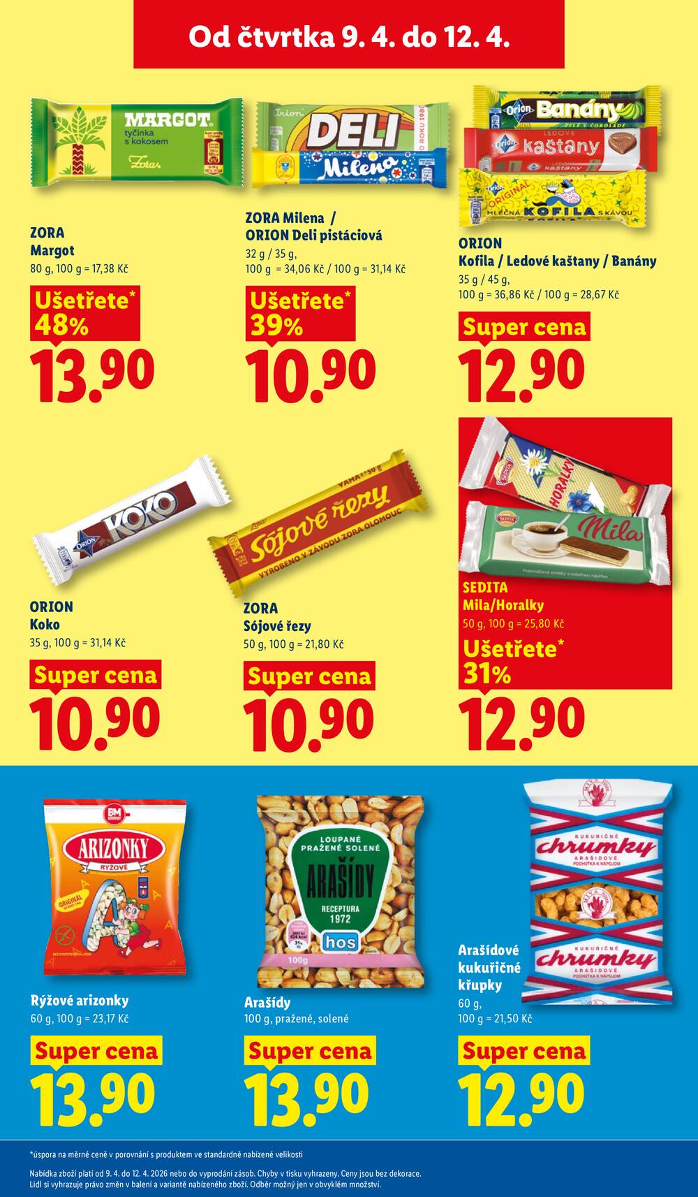 Lidl Čtvrtek od 9.4. do 12.4.2026