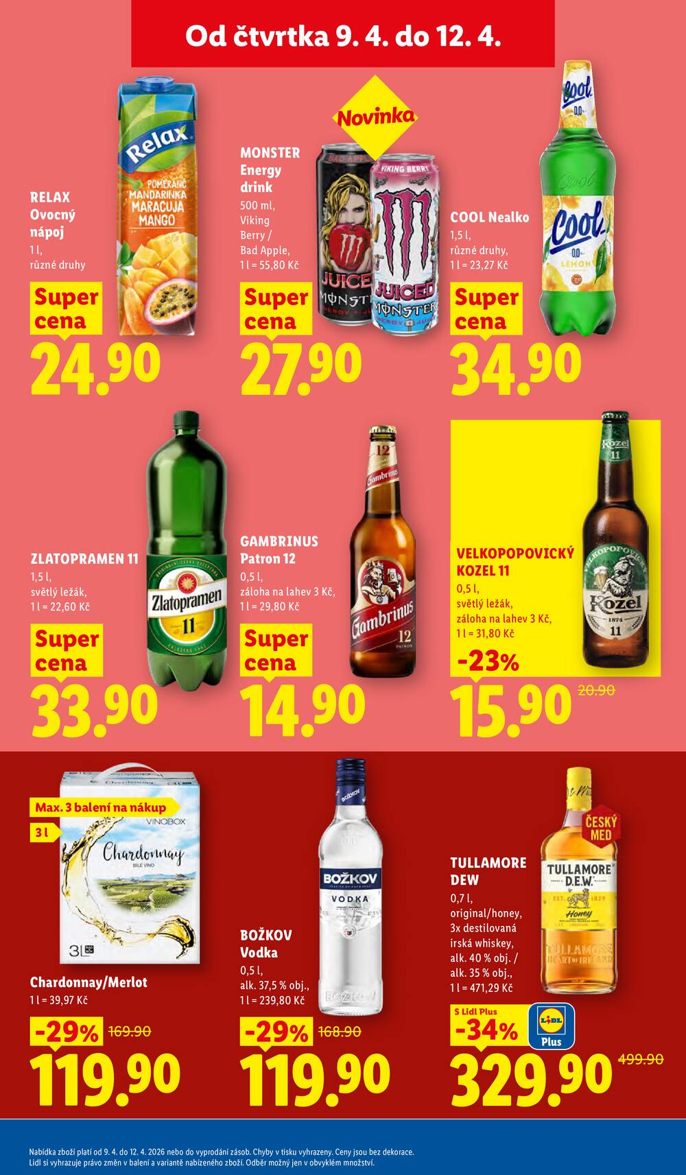 Lidl Čtvrtek od 9.4. do 12.4.2026