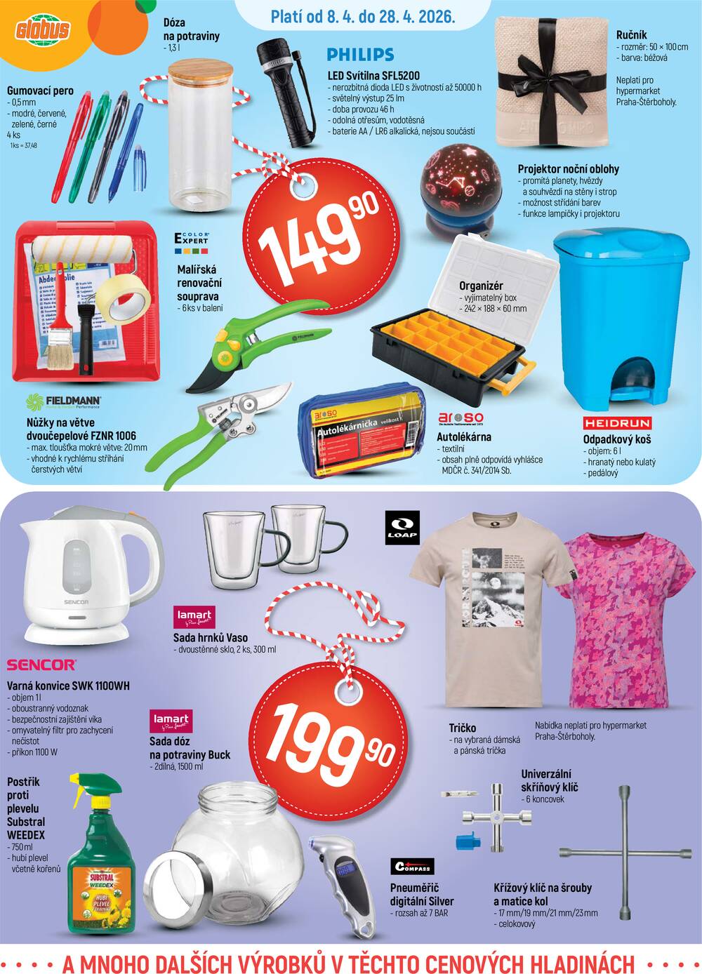 Akční leták Globus 8.4. - 14.4.2026 - Globus Praha - Zličín