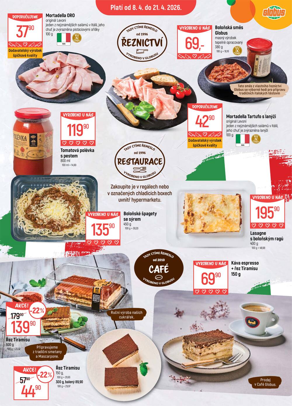 Leták Globus - Akční leták Globus 8.4. - 21.4.2026 - Globus Chomutov - strana 2