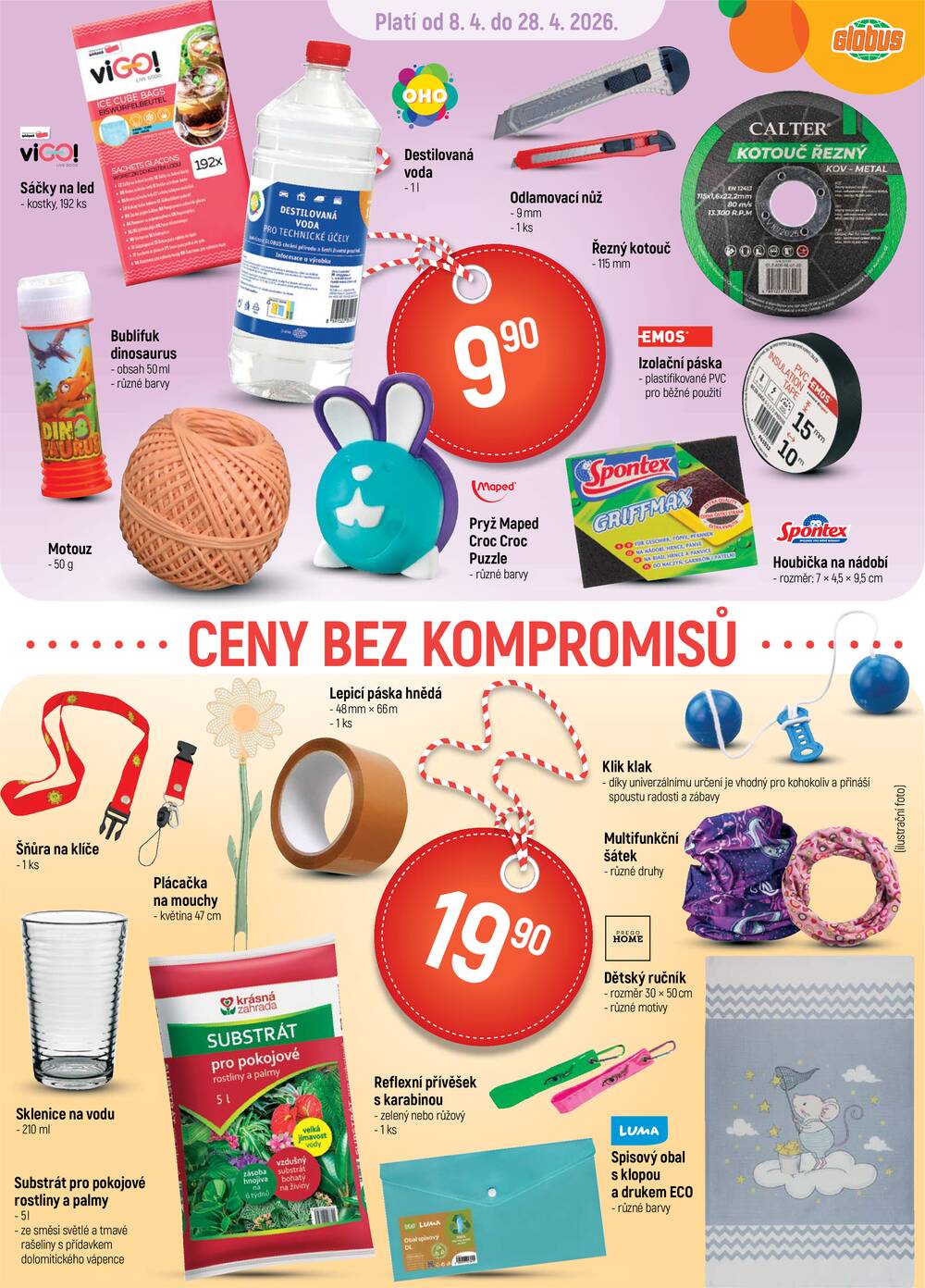 Akční leták Globus 8.4. - 14.4.2026 - Globus Olomouc