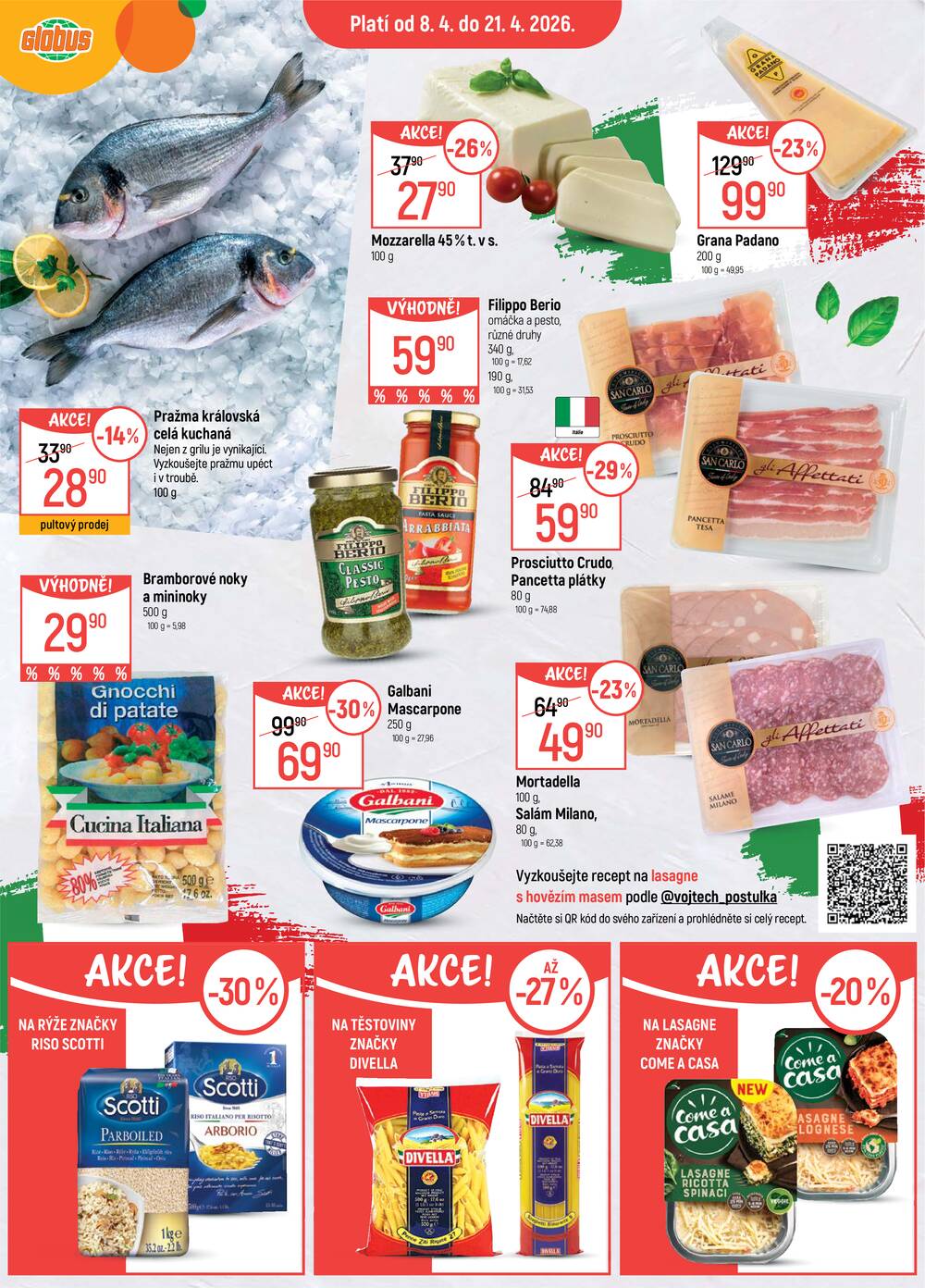 Akční leták Globus 8.4. - 21.4.2026 - Globus Opava