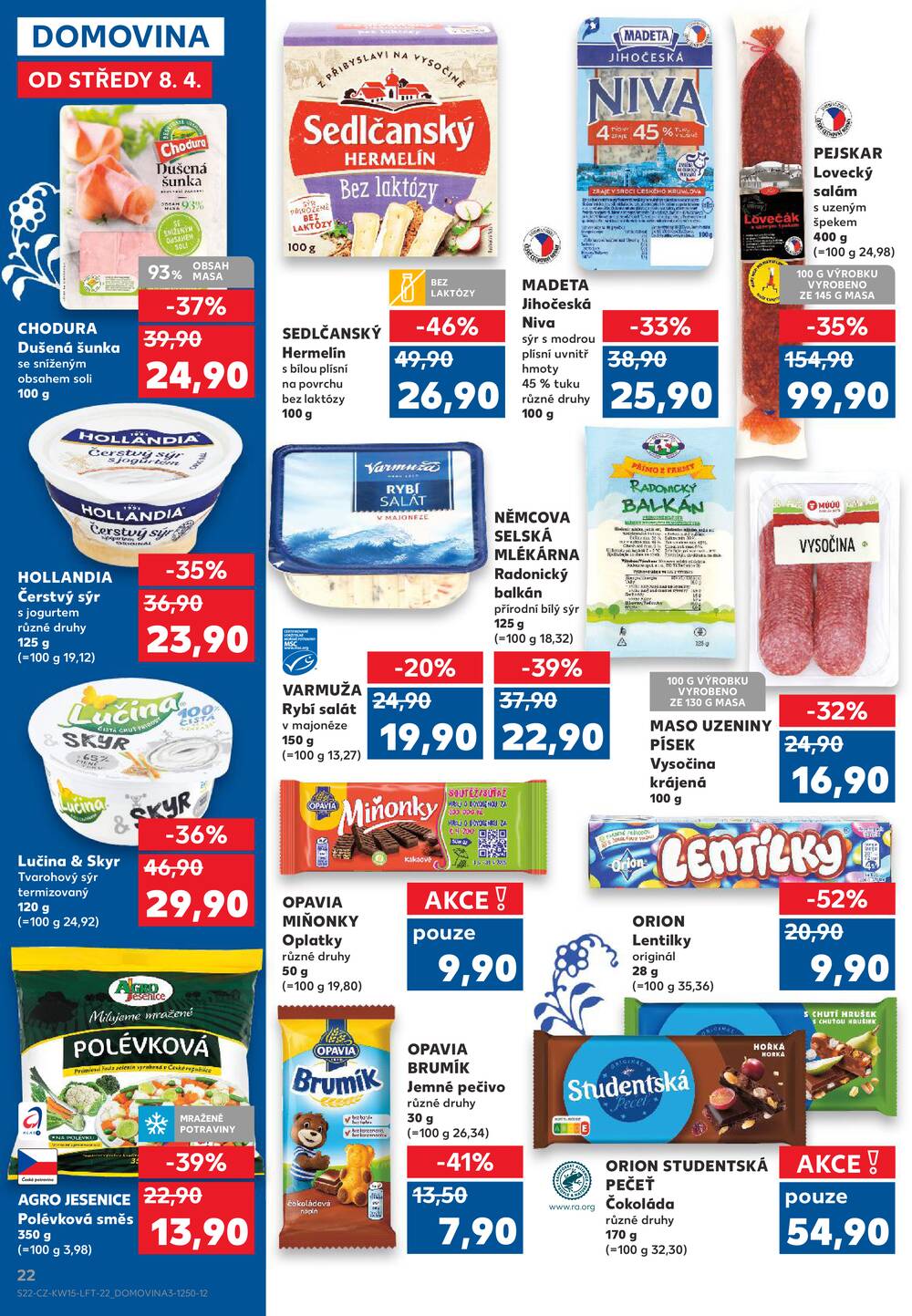 Leták Kaufland - Kaufland 8.4. - 14.4. - Kaufland - Litoměřice - strana 22