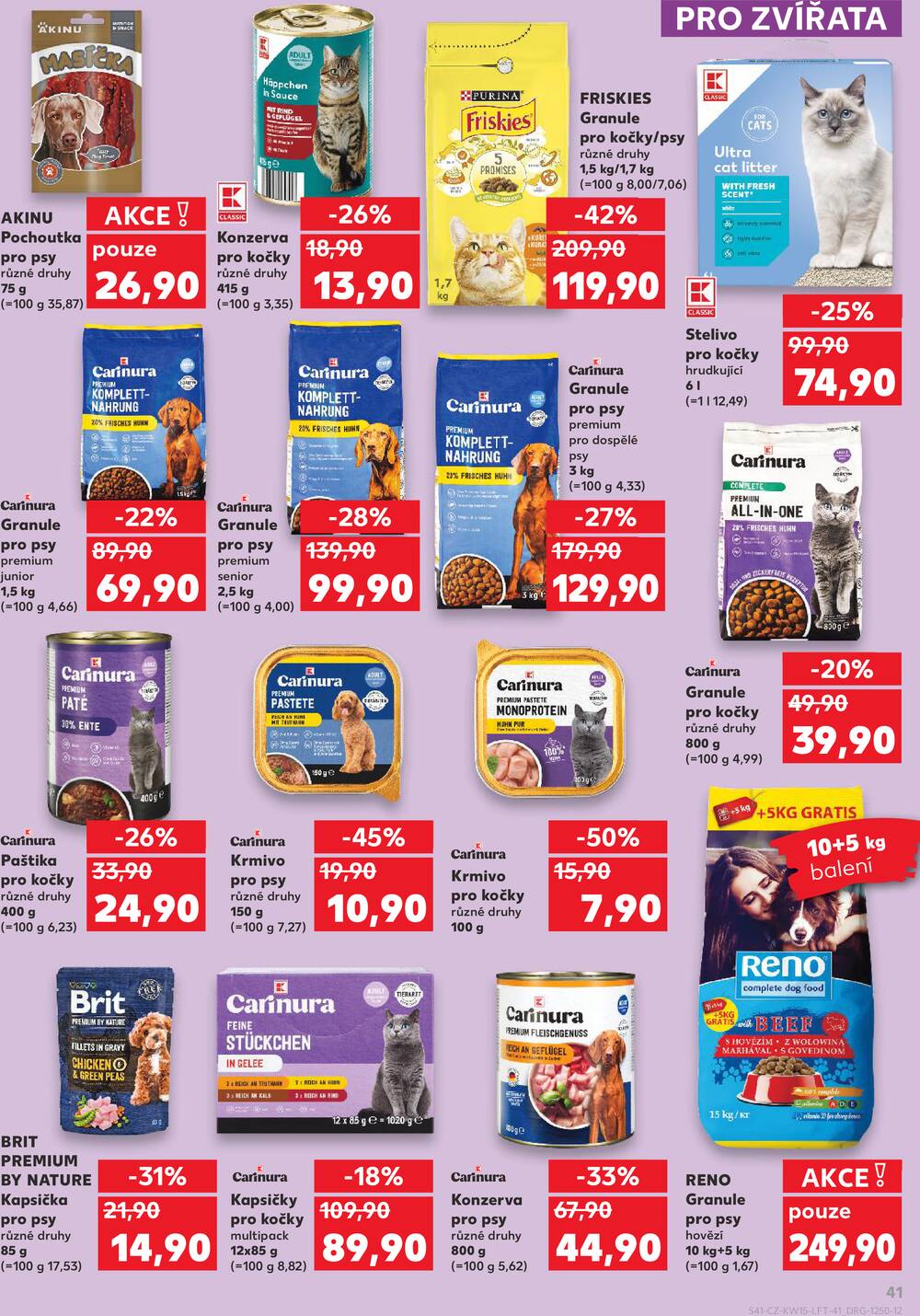 Leták Kaufland - Kaufland 8.4. - 14.4. - Kaufland - Teplice (Čs. Dobrovolců) - strana 41