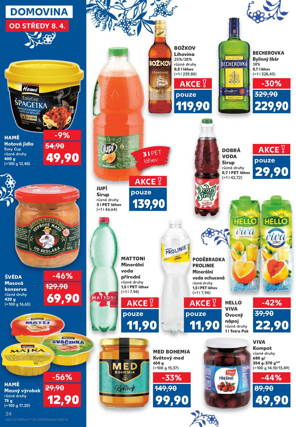 Leták Kaufland - Kaufland 8.4. - 14.4. - Kaufland - Jaroměř - strana 24