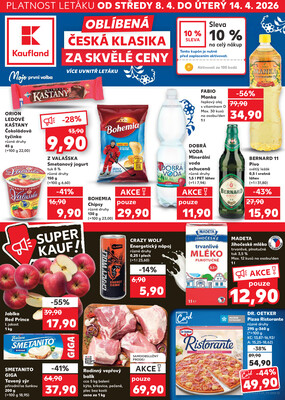 Leták Kaufland 8.4. - 14.4. - Kaufland - Opava - Kateřinky