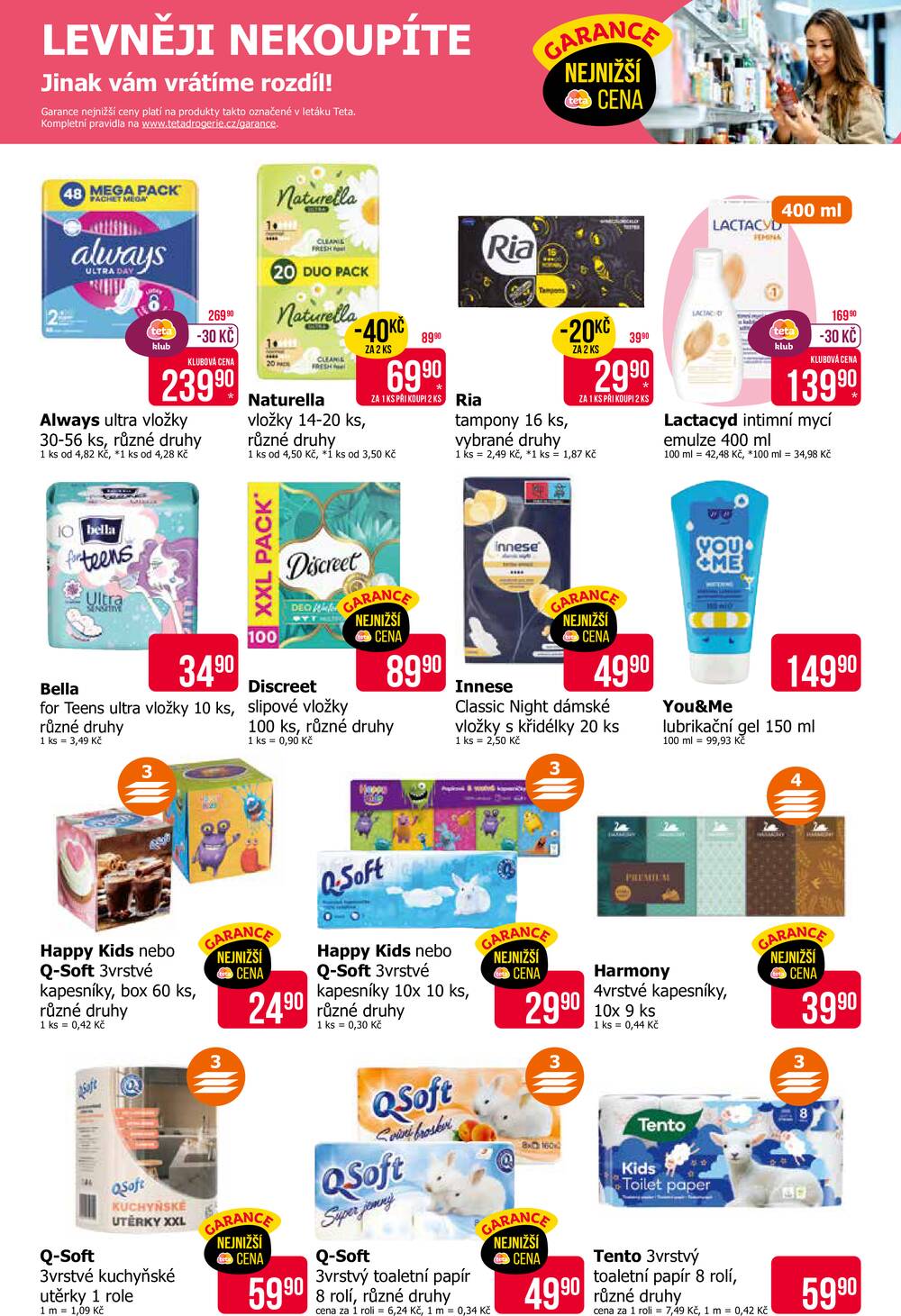 Leták Teta drogerie - Teta drogerie  od 9.4. do 21.4.2026 - strana 16