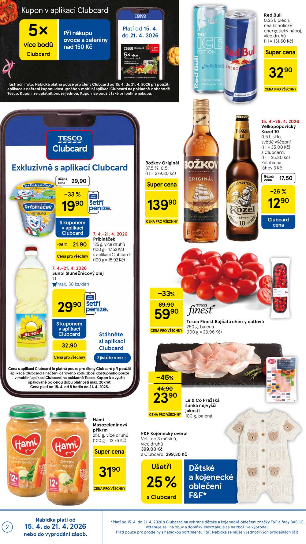 Leták Tesco - Tesco supermarkety od 15.4. do 21.4.2026 - strana 2