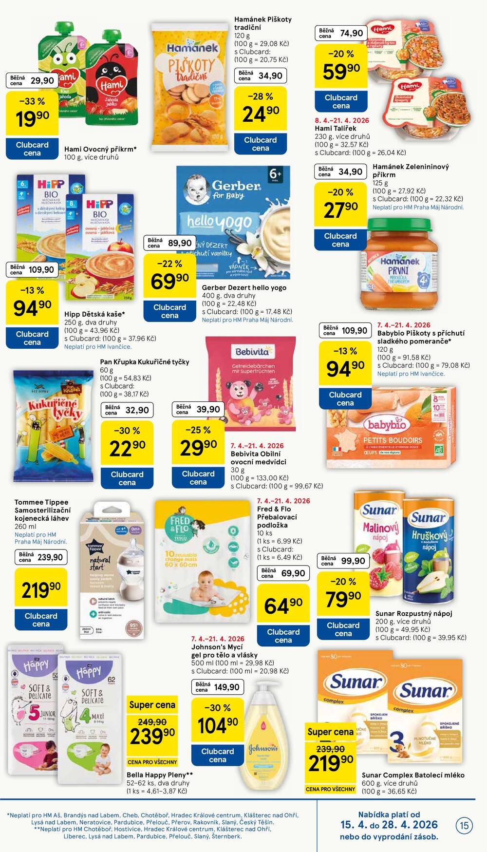 Tesco malé hypermarkety od 15.4. do 21.4.2026