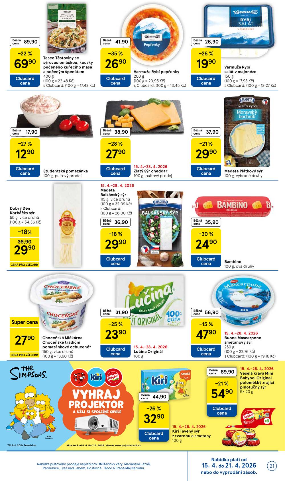 Tesco malé hypermarkety od 15.4. do 21.4.2026