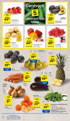 Tesco malé hypermarkety od 15.4. do 21.4.2026