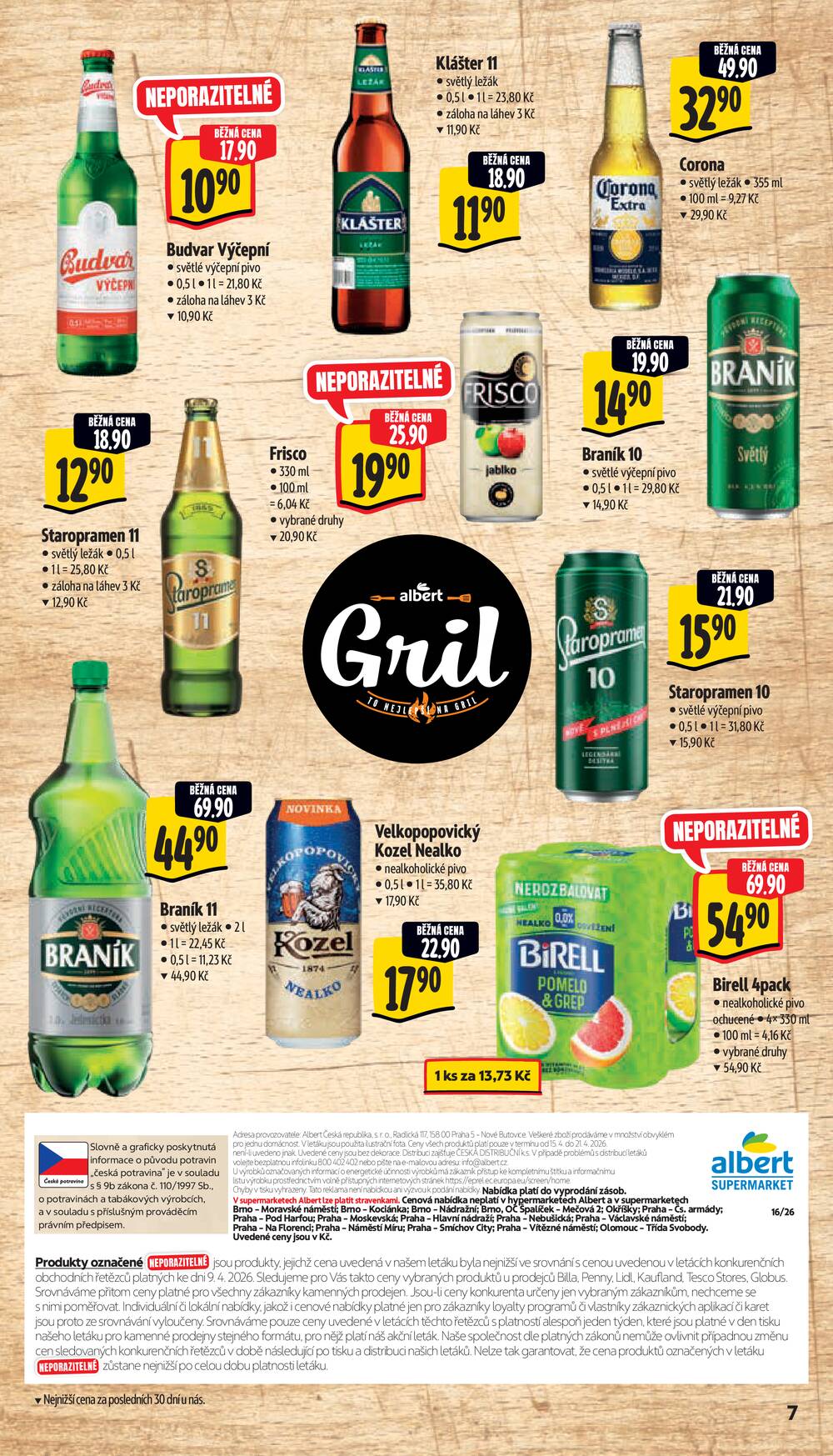 Albert Supermarket Jihomoravský od 15.4. do 21.4.2026