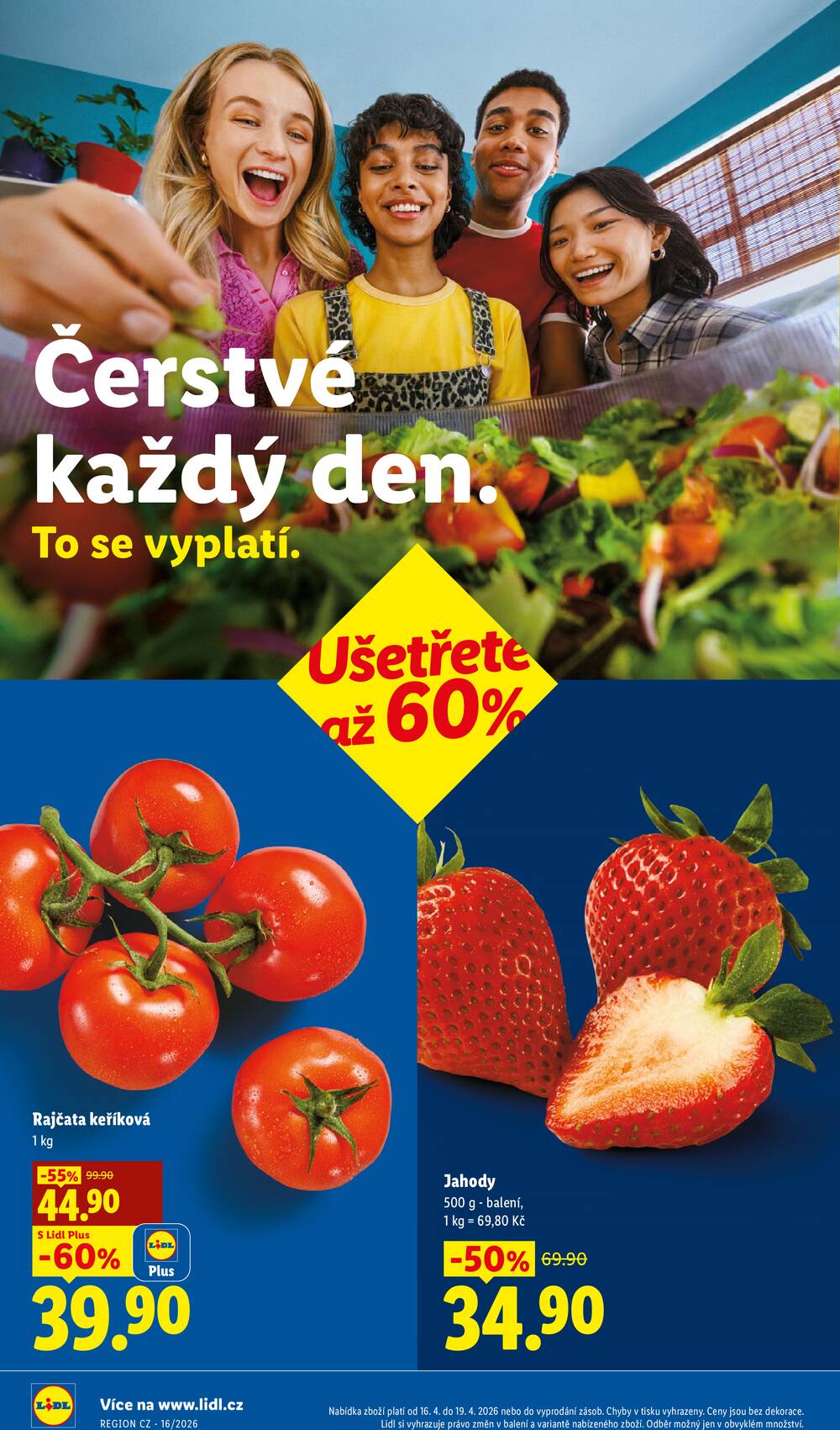 Lidl Čtvrtek od 16.4. do 19.4.2026