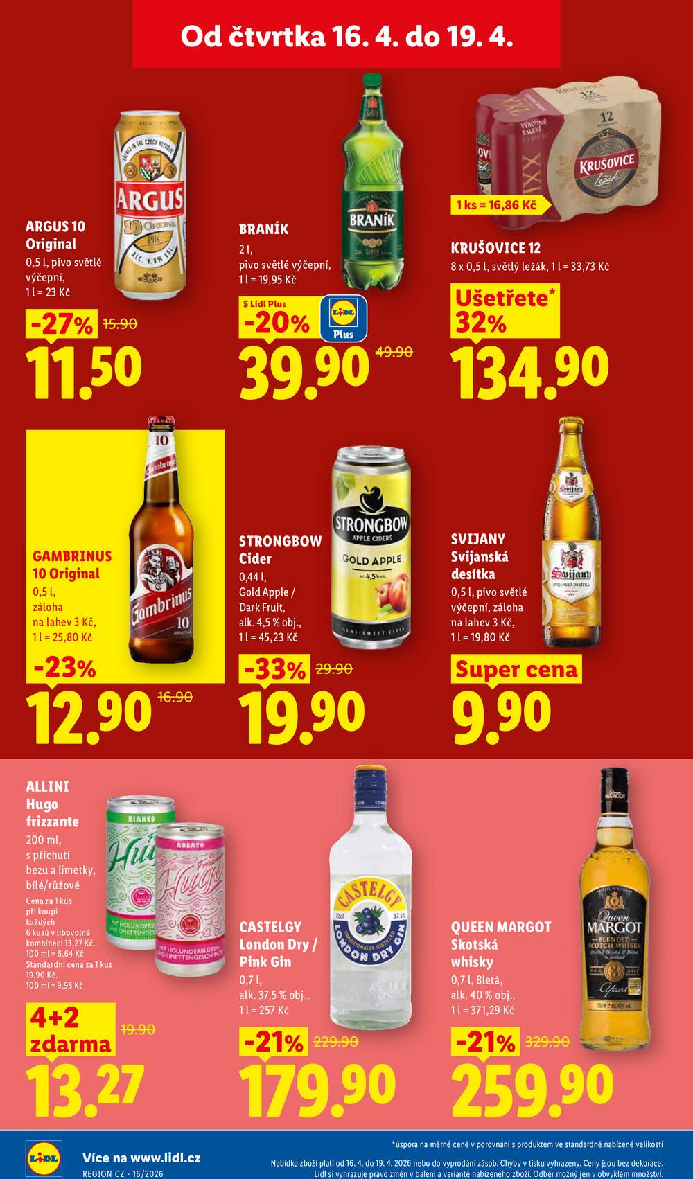 Lidl Čtvrtek od 16.4. do 19.4.2026