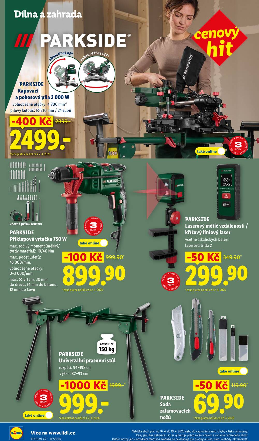 Lidl Čtvrtek od 16.4. do 19.4.2026