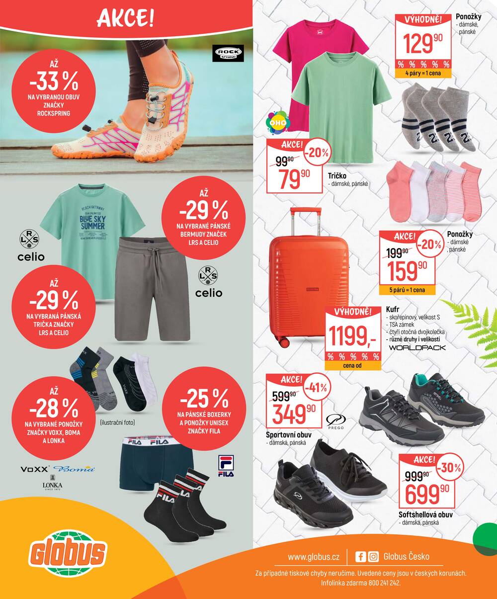 Akční leták Globus 15.4. - 3.5.2026 - Globus Praha - Čakovice