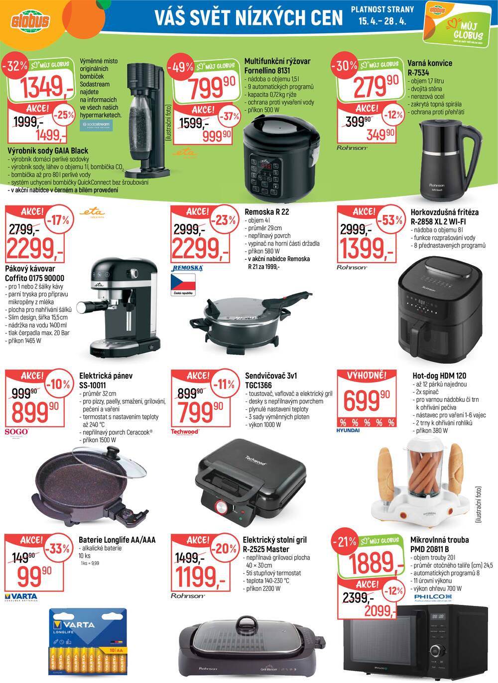 Akční leták Globus 15.4. - 21.4.2026 - Globus Liberec