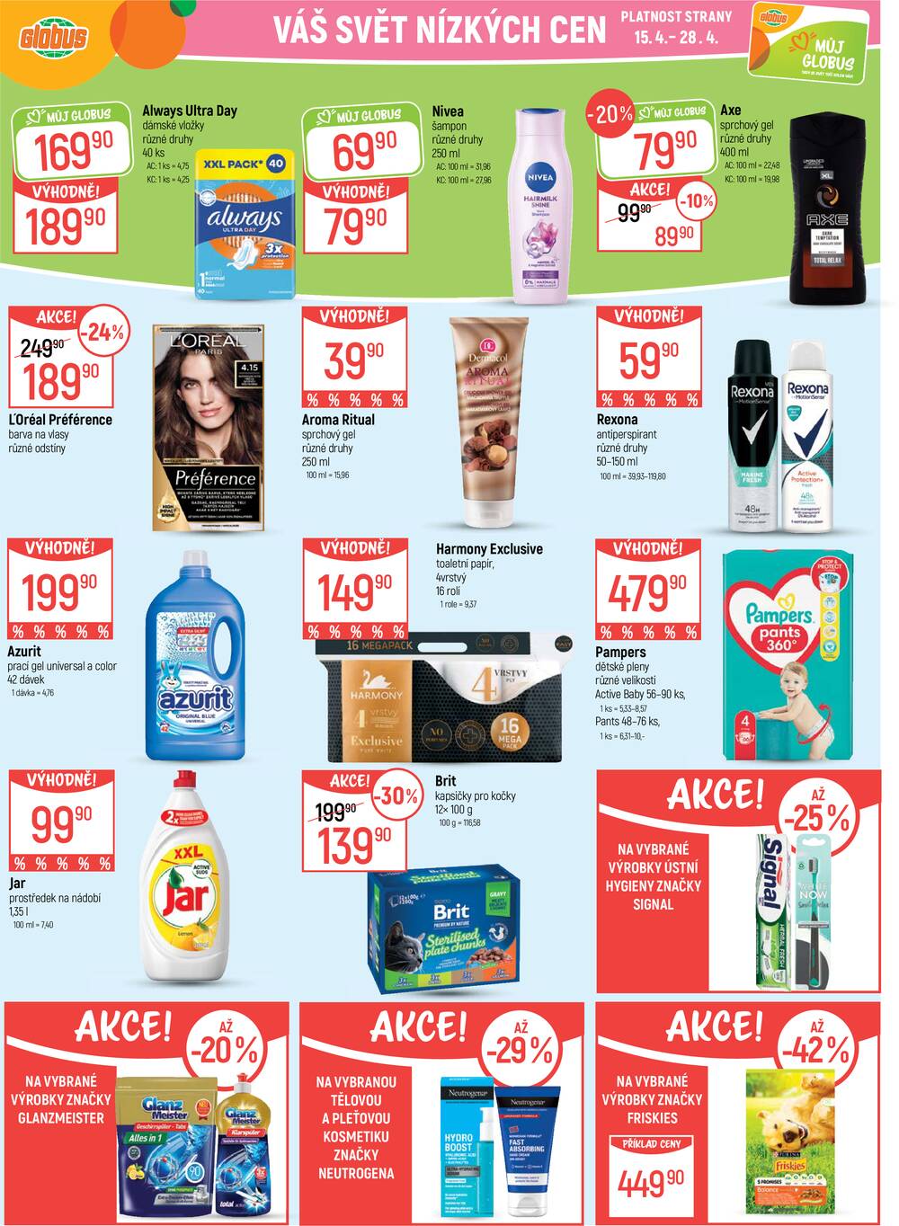 Leták Globus - Akční leták Globus 15.4. - 21.4.2026 - Globus Praha - Štěrboholy - strana 20